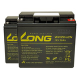 2 Bateria Long 12v 20ah P/ Cadeira Rodas Substitui Wp20-12ie