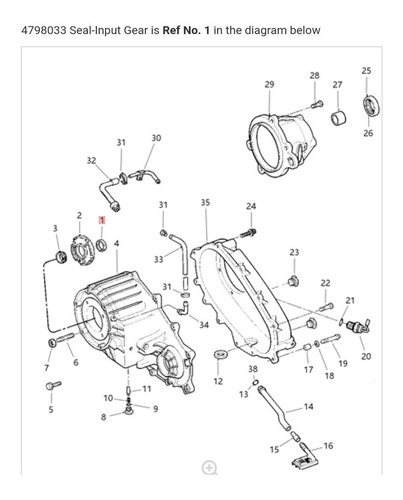 Reten Caja Transferencia Jeep Grand Cherokee 98 03 Mopar Foto 7