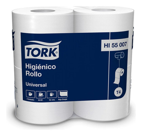 Papel Higiénico Tork 50 Metros X 48 Unidades