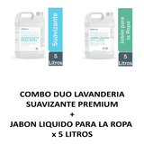 Combo Duo Jabón Liquido Para Ropa + Suavizante X 5 Litros