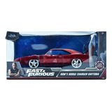 Fast And Furious Doms Dodge Charger Daytona 1:24 Jada Cd Color Vino