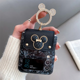 Funda Premium Tpu Perla Minnie Anillo Para Samsung Z Flip 4 