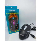 Mouse Gamer Retro Iluminado Básico