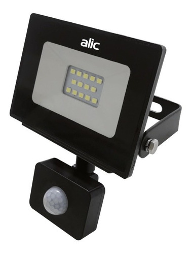 Reflector Proyector Led 10w Con Sensor Movimiento Exterior