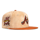 Gorra New Era Bravos Atlanta Braves 59fifty S'mores Gamuza