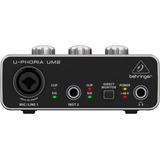 Placa Grabación Behringer Um2 Uphoria Home Studio Usb 