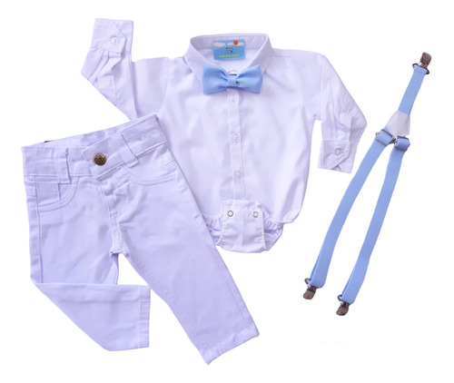 Roupa Social Infantil Bebê Menino Batizado Casamento Promo