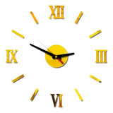 Lifkome Decoración De Oficina Reloj De Pared Grande 3d Diy R