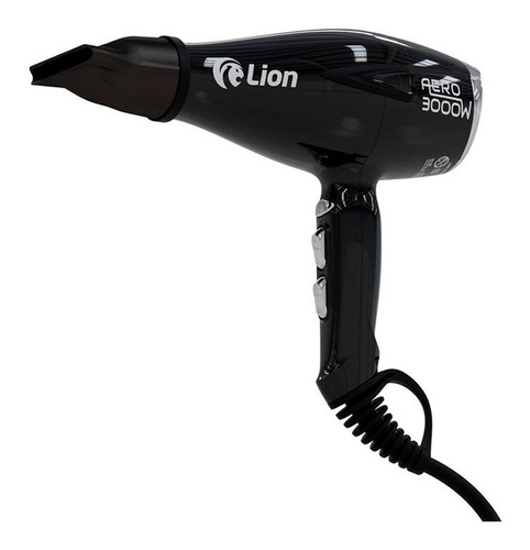 Secador De Cabelo Aero 3000w 220v Profissional Preto - Lion