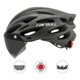 Cairbull - Casco Para Bicicleta De Montaña Con Lente Carbon