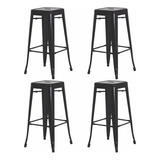 Kit 4 Banqueta Tolix Stool Iron Design Metal Industrial 76cm Cor Banqueta Alta Para Cozinha Bar Balcão Bancada Tolix Iron Industrial Estoque: 200 Estoque: 150