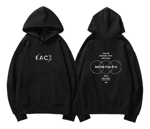 Jimin Face - Buzo Canguro Unisex- Kpop Bts Harajuku 