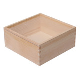 Caja De Madera, Organizador De Almacenamiento 18cmx18cmx8cm