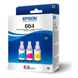 Tintas Epson T664 Pack 3 Colores Cmy | Ofiexpress