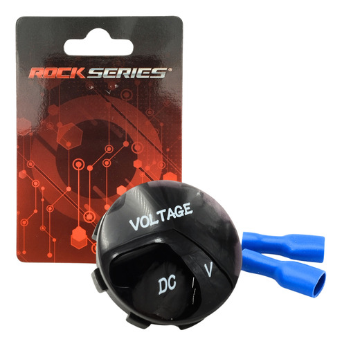 Voltimetro Digital Azul Tipo Socket Rock Series Rksdv210