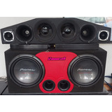 Combo Subwoofer Doble Pioneer 150 W + Pico Nuevo 300 D4
