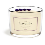 Vela Aromática Perfumada Lavanda Decorativo 120g