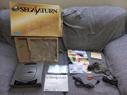 Console Sega Saturn Japonês Longbox Funcionando 100% #3178