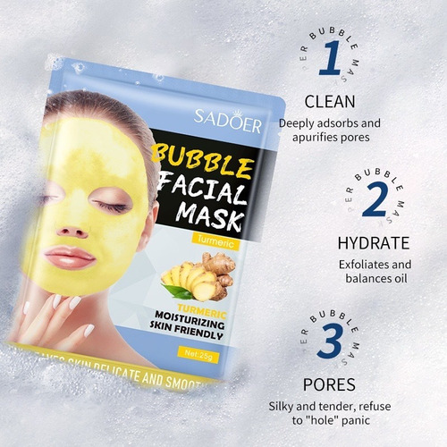 Mascarilla Facial Bubble Mask Burbujeante