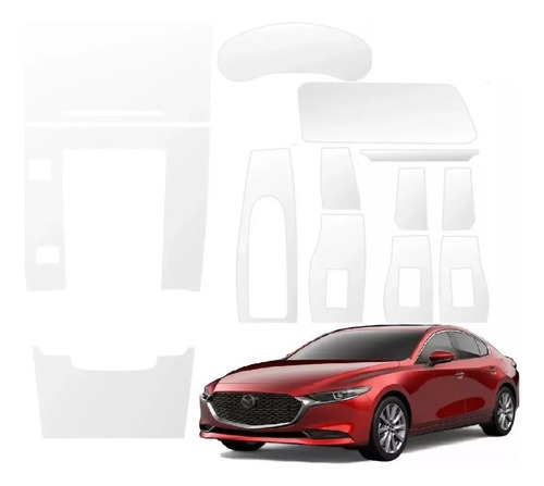 Kit Ppf Transparente Tpu Mazda 3 2019-2024 Protector Interio