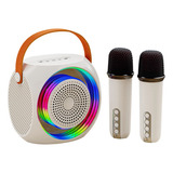 Altavoz Portátil Para Karaoke Con 2 Micrófonos, Suitab