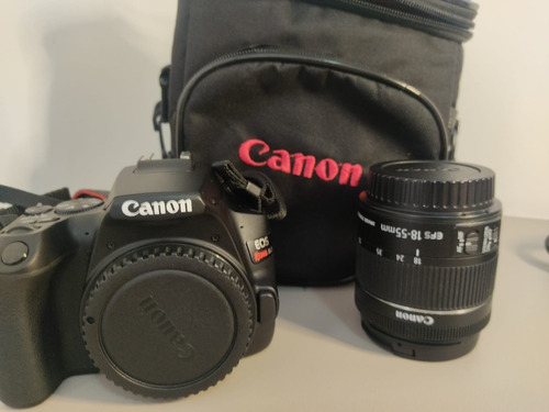 Câmera Sl3 Canon + Lente 55mm 1.8 + Acessórios - Semi Nova