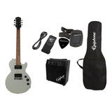 EpiPhone Lp Special Ply Pack Wgr Guitarra Electric Amp Funda Color Gris Orientación De La Mano Diestro