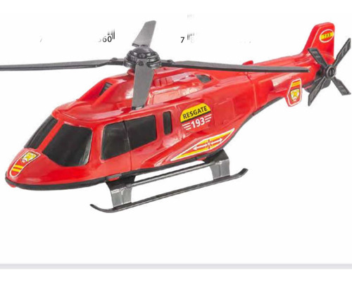 Helicóptero Bombeiro Civil Resgate Diversão Total Bstoys