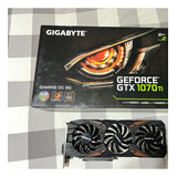 Placa De Video Gigabyte Geforce Gtx 1070 Ti 8gb 256bits