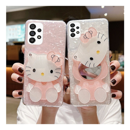 Funda De Teléfono Kitty Cat Mirror For Samsung S21/s22ultra