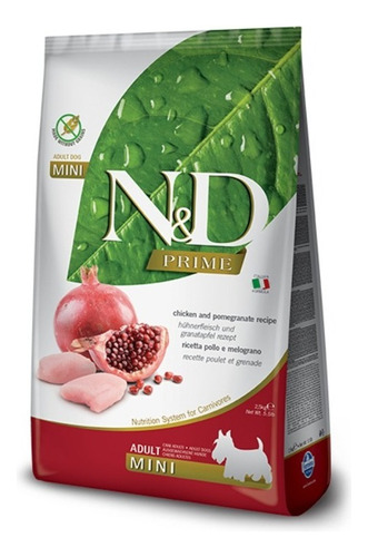 Alimento Natural & Delicious Grain Free Para Perro Adulto De Raza Pequeña Sabor Pollo Y Granada En Bolsa De 10.1kg