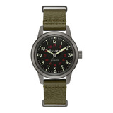 Reloj Bulova Hombre Military Automatico 98a255 Agente Ofi. M