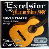 Martin Blust Esp720 Excelsior Silver Encordado Guitarra  