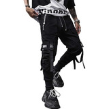 Xyxiongmao Pantalones Para Hombre Jogger Techwear Hiphop Str