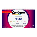 Centrum Mulher De A - Zinco 60 Comprimidos Original