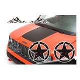 Calco Jeep Renegade Kit Capot + Estrellas + Mountain