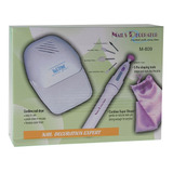 Kit Manicuria Cabina Secado Uñas + Torno 5 Pz Longchamps