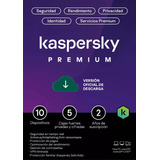 Kaspersky Premium ( Total Security ) 2024 - 10 Pcs - 2 Años 