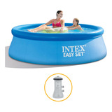 Piscina Inflável Easy Set 2.362 Litros + Filtro Intex