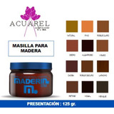 Masilla Color Para Maderas De 200g  Maderin