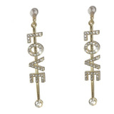 Aretes  Oro Glamour Love