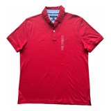 Camiseta Tipo Polo Tommy Hilfiger Hombre Talla L F009 Orgnl