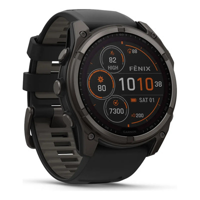 Smartwatch Garmin Fénix 8 51mm Solar Safiro Titanio Negro | Meses sin interés