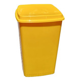 Tacho Contenedor De Alimento X 44lts Color Amarillo