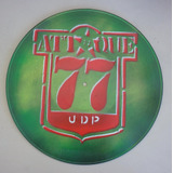 Disco Decorativo Vinilo Pintado - Attaque 77 Rock Nacional 