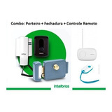 Porteiro Eletrônico + Fechadura + Controle Remoto Intelbras
