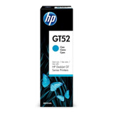 Botella De Tinta Hp Cian Gt52 Original (m0h54al)