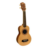 Ukelele De Madera Soprano Sunset Natural  + Funda 