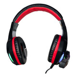 Auricular Vincha Gamer Headset Hg120f Luz Rgb Microfono