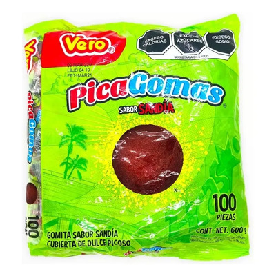 Pica Goma Sandia Vero 100pz | MercadoLibre